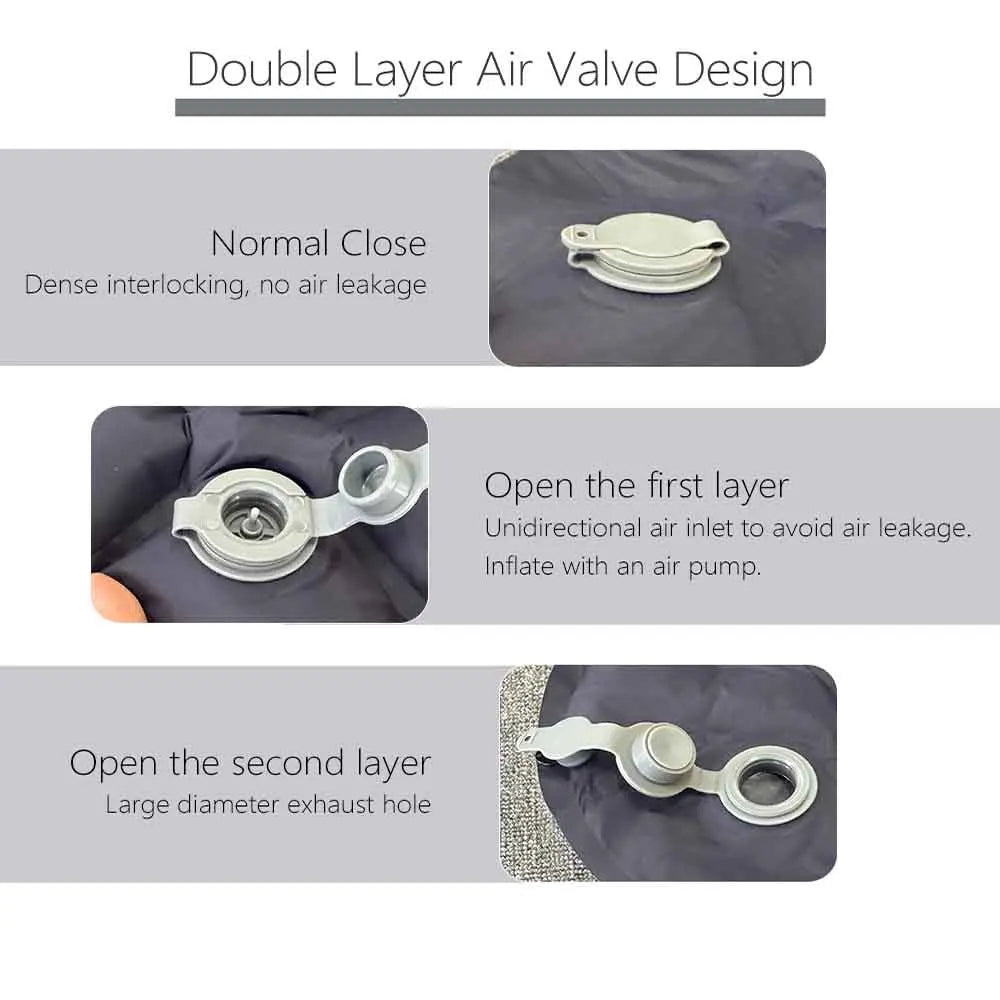 Camping Inflatable Air Mattress Portable Sleeping Pad for Hiking