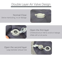 Camping Inflatable Air Mattress Portable Sleeping Pad for Hiking