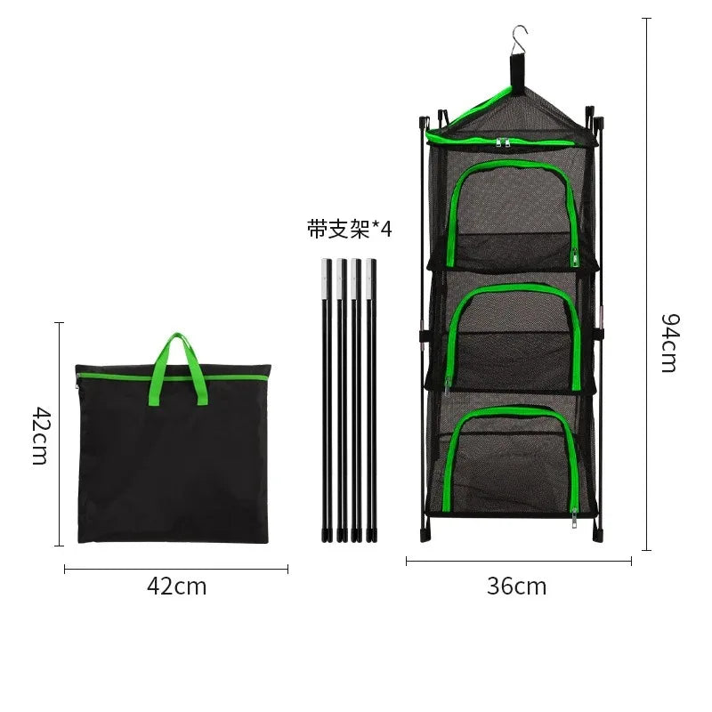 Portable Camping Cooking Net – Outdoor Drying Rack