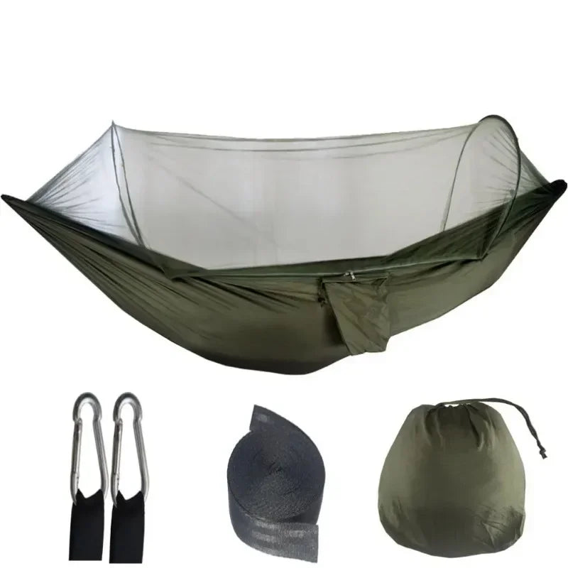 Camping Hammock with Mosquito Net Lightweight Portable