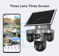 LS VISION V380 Pro 4G Solar PTZ Security Camera 15MP