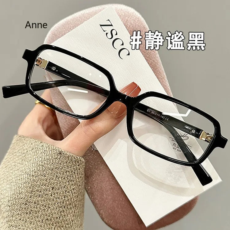 Retro Square Myopia Glasses – Unisex Prescription Eyewear