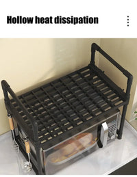 2-Tier Kitchen Microwave & Seasoning Storage Rack