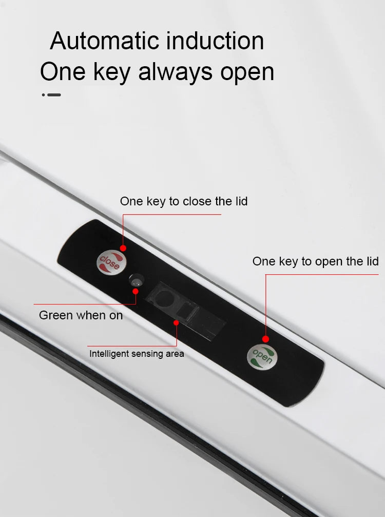 Smart trash can for kitchen House Smart home Dustbin Wastebasket Bathroom automatic sensor trash can garbage bin cleaning tools