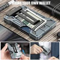 Anti-Theft Aluminum Alloy Work Card & ID Holder