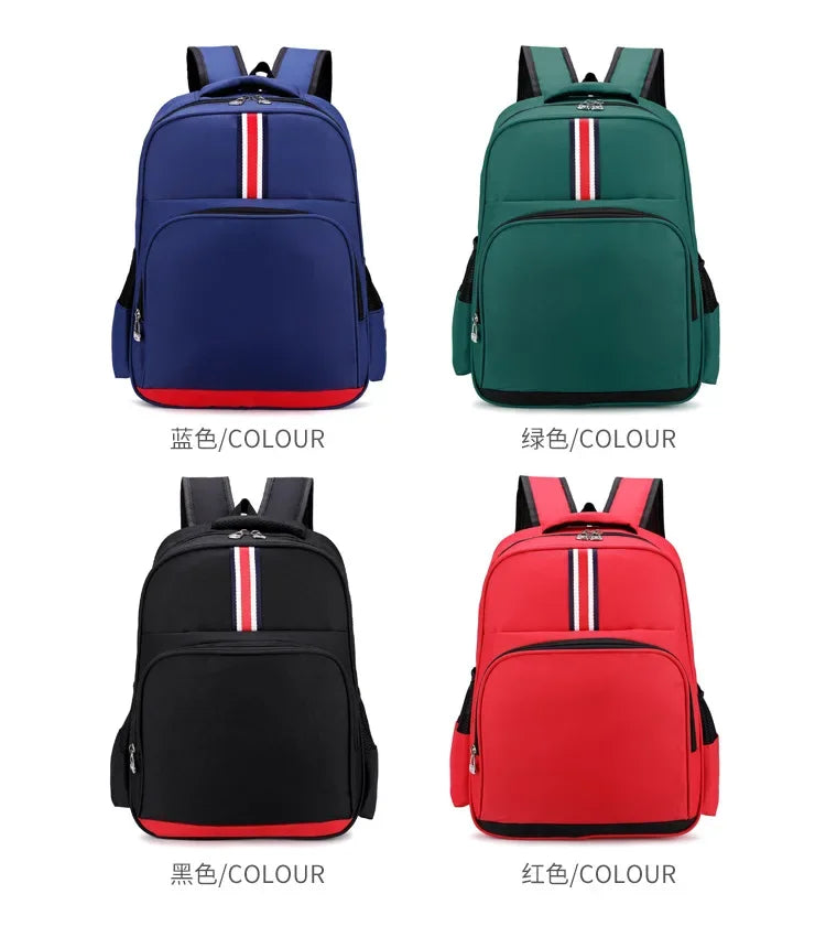 Primary school student backpack wholesale printing kindergarten children backpack printing logo training class