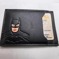 Personalized Superhero Bat Wallet & Card Holder