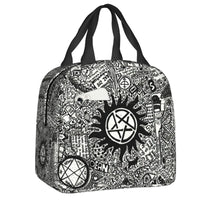 Supernatural Insulated Lunch Tote Bag for Women The Family Business Winchester Things Cooler Thermal Bento Box Outdoor Camping