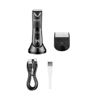 Waterproof Male Body Hair Trimmer with Ceramic Blade