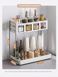 Multi-Functional Kitchen Seasoning & Storage Rack