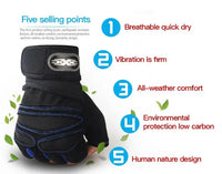 Men's Unisex Fitness & Weightlifting Gloves with Wrist Support