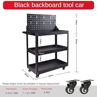 3-Layer Mobile Tool Cart with Wheels Heavy Duty