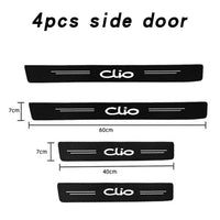 4PCS Carbon Fiber Car Interior Stickers – Clio II-V 2001-2023