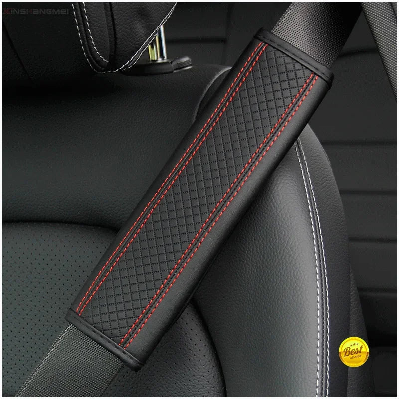 PU Leather Seat Belt Cover Car Safety Shoulder Pad