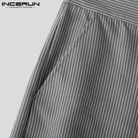 Men’s Striped Two-Piece Set