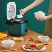Smart Electric Rice Cooker Multicooker Mini Electric Cooking Pot Non-Stick Cooker 1-2 People Household Kitchen Appliance 220V