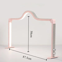 48W Half Moon LED Nail Lamp – Foldable Beauty Desk Light