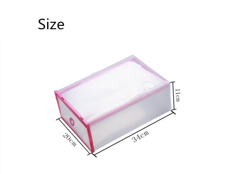Transparent Drawer Shoe Storage Box – Ladies & Kids
