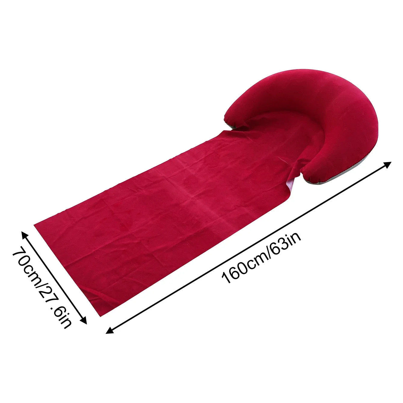 Foldable Inflatable Beach Mat – Portable Camping Lounge