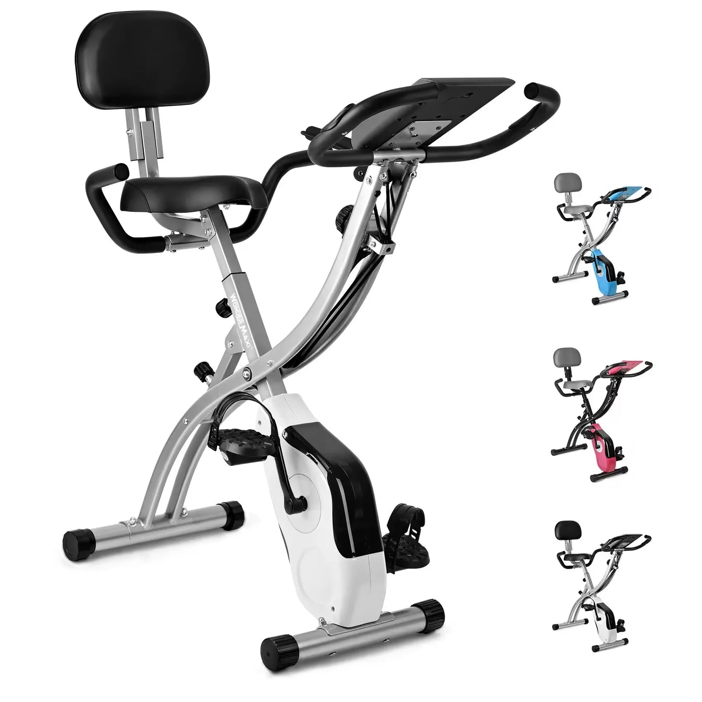 Folding Magnetic Exercise Bike – Upright & Recumbent