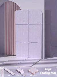 Eco-Friendly Foldable Yoga Mat for Travel & Fitness