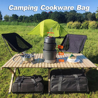 Camping Cookware Bag Portable Cooking Utensils Tote
