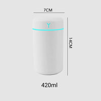 420ML Portable Mini USB Cool Mist Humidifier