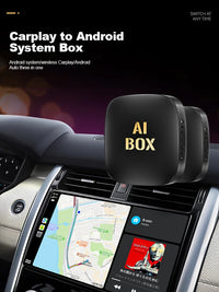 Smart Ai Box Android Wireless CarPlay Android Auto Adapter Android 13 CarPlay For Netflix For YouTube car intelligent systems
