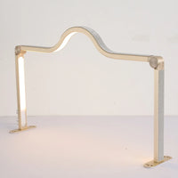 48W Half Moon LED Nail Lamp – Foldable Beauty Desk Light