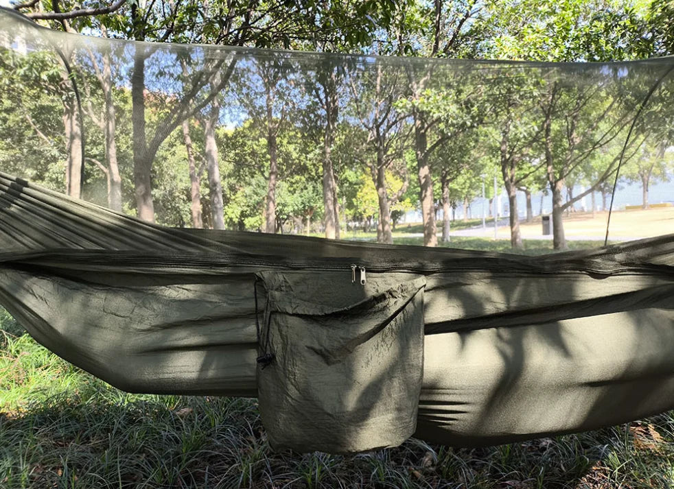 Camping Hammock with Mosquito Net Outdoor Garden Leisure