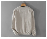 Men’s Cotton Linen Jacket – Casual Travel Stand Collar