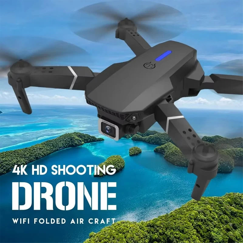 E88 Drone Toy – Dual Camera 4K HD Remote Control