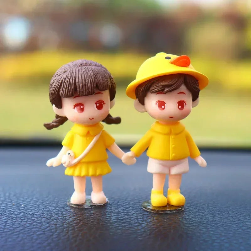 Cute Car Ornament Couple Desktop Decoration Gift