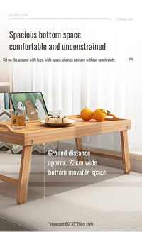 Square Folding Tea Table – Lightweight Tatami Floor Desk