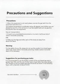 2300W Multifunctional Gas Stove for Outdoor Camping & Hiking