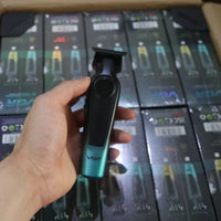 VGR V-996 Trimmer for Men DLC T-Blade LED Display Cordless USB Oil Head Professional Hair Clipper Finishing Machine Haircut