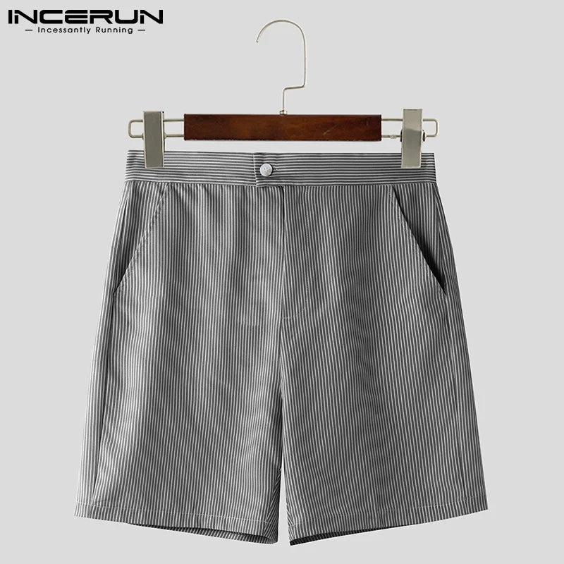 Men’s Striped Two-Piece Set