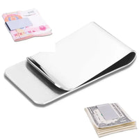 Stainless Steel Slim Pocket Credit Card & Money Clip