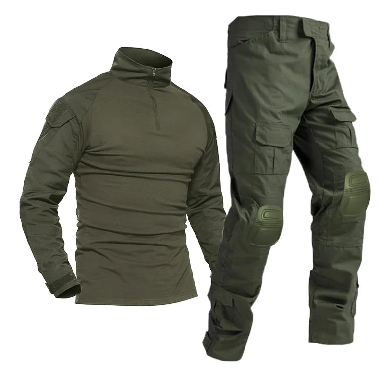 Men’s Tactical Camouflage Combat Suit Set