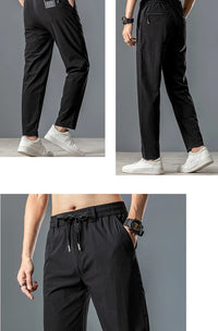 Men’s Ice Silk Stretch Business Casual Pants