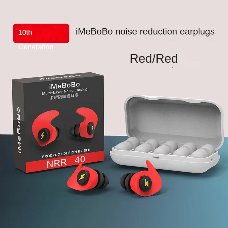 Noise-Cancelling Silicone Earplugs – Sleep & Soundproof