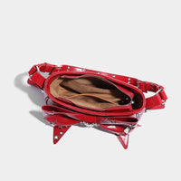 Spice Girl Rivet Bolsos Mujer Motorcycle Bow Bag Underarm Shoulder Bags American Style Sac Femme New Adjustable Strap Bolso