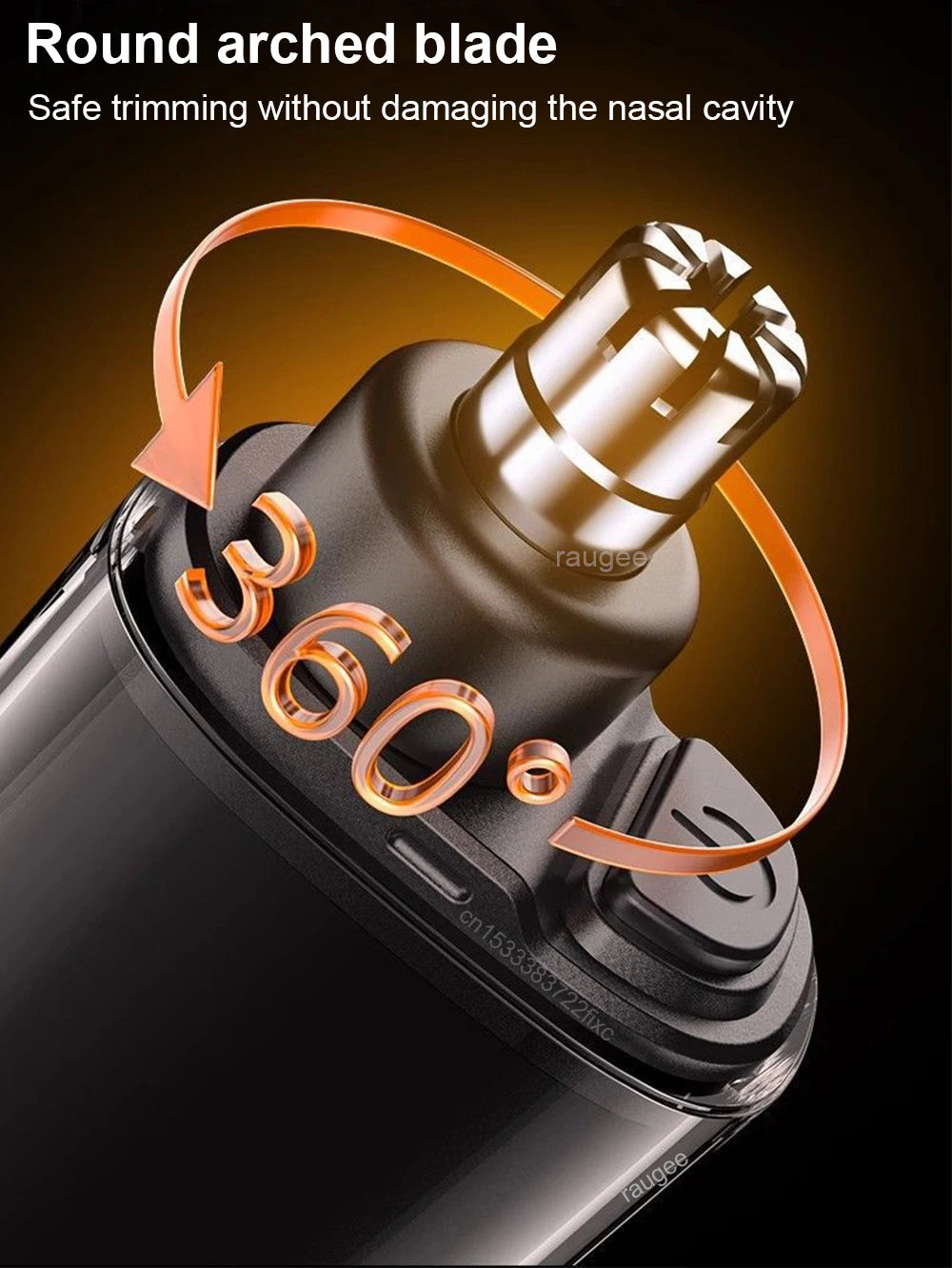 Portable Nose & Ear Hair Trimmer – Rechargeable Groomer