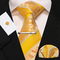 8cm Silk Men’s Tie Set with Pocket Square