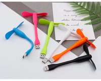 Mini USB Flexible Fan – Portable Cooling Fan for Laptop & Power Bank