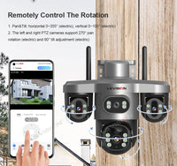 LS VISION V380 Pro 4G Solar PTZ Security Camera 15MP