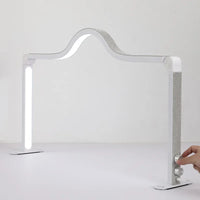 48W Half Moon LED Nail Lamp – Foldable Beauty Desk Light