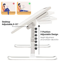 Adjustable Folding Laptop Desk – Bed & Floor Use