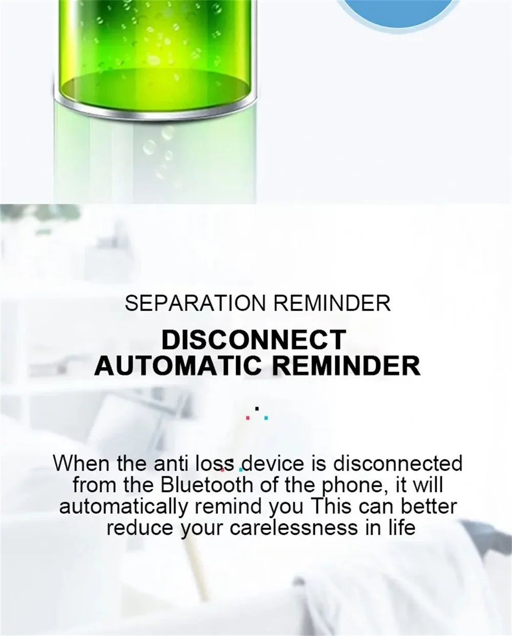 Mini GPS Tracker Smart Finder for Pets, Kids & Keys