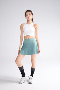 Women’s Tennis & Yoga Skirt – Pleated Quick-Dry Skort